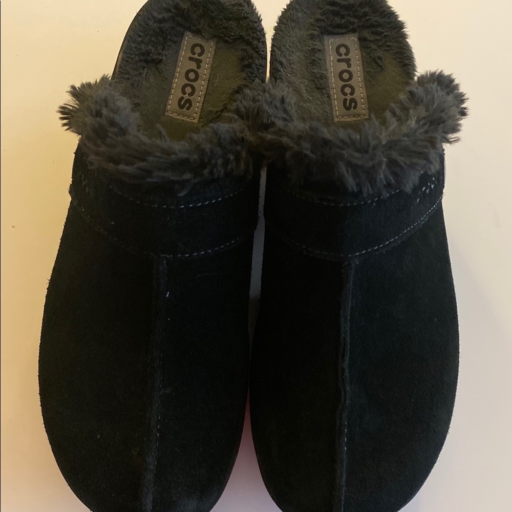 Black Crocs Clogs size 8